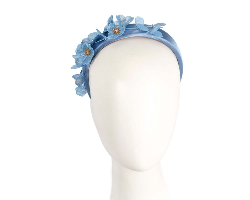 Fashion blue fascinator headband by Max Alexander-0